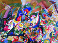 100cm x 75cm Studie zu Komposition VII        von Wassily Kandinsky
