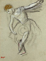 30cm x 40cm Tänzerin im Profil               von Edgar Degas