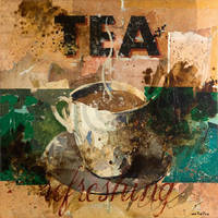 150cm x 150cm Tea Refreshing                   von Jordi Prat Pons