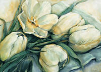 120cm x 90cm Tender Tulips                    von Elisabeth Krobs