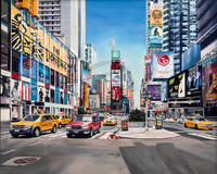 150cm x 120cm Times Square Reflections         von Michael Schuh