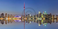 74cm x 37cm Toronto Skyline                  von Rainer Mirau