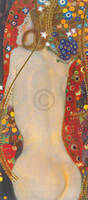 44cm x 100cm Wasserschlangen IV               von Gustav Klimt