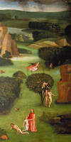 30cm x 60cm Weltgerichts-Triptychon          von Hieronymus Bosch