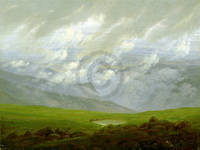 150cm x 100cm Ziehende Wolken                  von Caspar David Friedrich