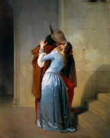 40cm x 50cm Der Kuss von Francesco Hayez