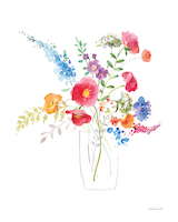 80cm x 100cm Semi Abstract Floral II von Danhui Nai