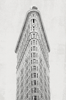66.67cm x 100cm Flatiron Building NYC von Wild Apple Portfolio