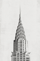 66.67cm x 100cm Chrysler Building NYC von Wild Apple Portfolio