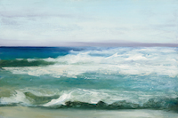 100cm x 66.67cm Azure Ocean von Julia Purinton