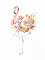 75cm x 100cm Floral Flamingo II von Danhui Nai