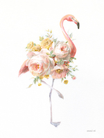 75cm x 100cm Floral Flamingo I von Danhui Nai