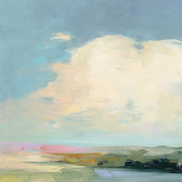 100cm x 100cm Colorful Horizon II von Julia Purinton