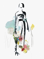 75cm x 100cm Fashion Flowers III von Aimee Wilson