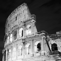100cm x 100cm Rome Colosseum von Dave Butcher