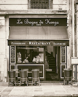 80cm x 100cm Paris Restaurant von Jody Stewart