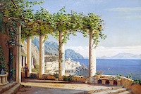 100cm x 66.67cm Amalfi del Convento die Capuccini von Carl Frederic Aagaard