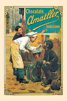 60cm x 90cm Chocolate Amatller, 1913 von Unknown
