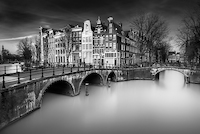 100cm x 66.67cm Le pont d'Amsterdam von Arnaud Bertrande