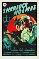 100cm x 150cm Sherlock Holmes von Hollywood Photo Archive