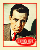 80cm x 100cm Bogart von Hollywood Photo Archive