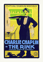 70cm x 100cm Charlie Chaplin, The Rink - 1916 von Hollywood Photo Archive