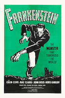 66.67cm x 100cm Frankenstein Rerelease 1960 von Hollywood Photo Archive