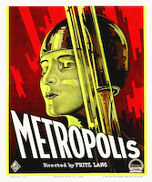 100cm x 120cm Metropolis 1927 von Hollywood Photo Archive