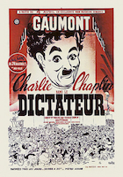 70cm x 100cm Charlie Chaplin - French - The Great Dictator, 1940 von Hollywood Photo Archive