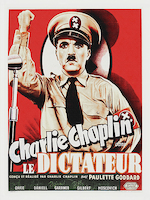 75cm x 100cm Charlie Chaplin - French - The Great Dictator, 1940 von Hollywood Photo Archive