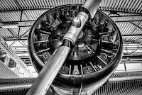 100cm x 66.67cm Propellor Engine von Ronin