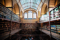 90cm x 60cm Amsterdam Library von Sandrine Mulas