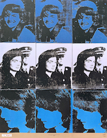 68cm x 87cm Nine Jackies, 1964 von Andy             Warhol