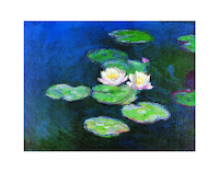 71cm x 56cm Seerosen, CM-265 von Claude           Monet