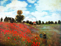 80cm x 60cm I papaveri, CM-402 von Claude           Monet