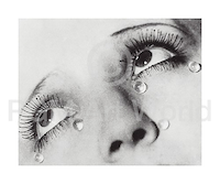 60cm x 50cm Glass Tears, 1932 von MAN RAY