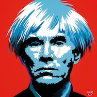 85cm x 85cm Andy Warhol, GIV-06 von Vladimir         Gorsky