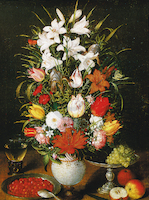 60cm x 80cm Vaso ornato di fiori, PBR-111 von Pieter d. J.     Brueghel