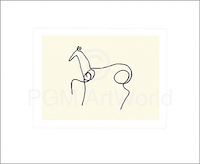 5cm x 6cm Le Cheval, PP-392 von Pablo            Picasso
