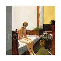 70cm x 70cm Hotel room, 1931 von Edward  Hopper