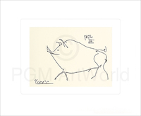 60cm x 50cm Le petit cochon von Pablo Picasso