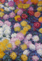 7cm x 10cm Chrysanthemen II von Claude Monet