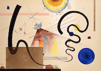10cm x 7cm Zwei Bewegungen von Wassilly Kandinsky