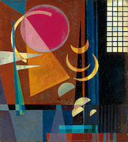 9cm x 10cm Scharf ruhig von Wassilly Kandinsky
