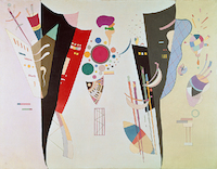10cm x 7.8cm Wechselseitiger Gleichklang von Wassily Kandinsky