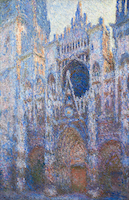 6.5cm x 10cm Die Kathedrale von Rouen von Claude Monet