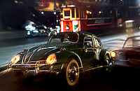 10cm x 6.5cm Cars in action - VW Beetle von Jean-Loup Debionne
