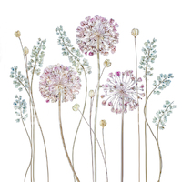 10cm x 10cm Allium von Mandy Disher