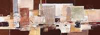 95cm x 33cm Abstract Harmony IX von Ron van der Werf