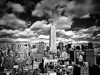 80cm x 60cm Sky over Manhattan von SILBERMAN